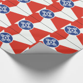 Wichita Kansas ICT Flag Cadeaupapier (Hoek)