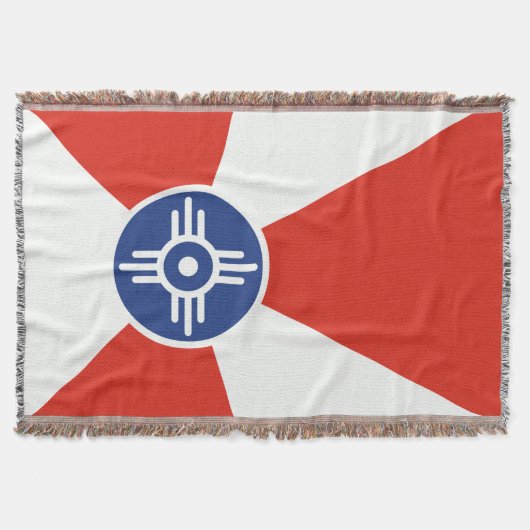 Wichita Kansas ICT Flag Deken (Voorkant)