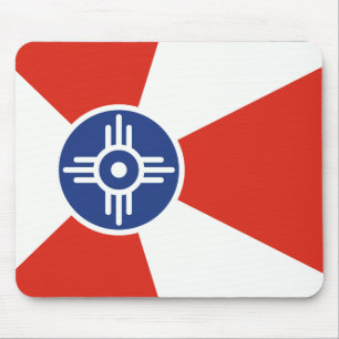 Wichita Kansas ICT Flag Muismat