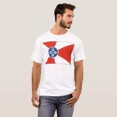 Wichita Kansas ICT Flag T-shirt (Voorkant volledig)