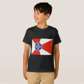 Wichita Kansas ICT Flag T-shirt (Voorkant volledig)