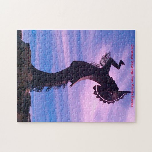 Wichita Kansas Jigzaag Puzzle Legpuzzel (Horizontaal)