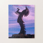Wichita Kansas Jigzaag Puzzle Legpuzzel (Verticaal)