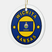 Wichita Kansas Keramisch Ornament (Links)