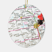 Wichita, Kansas Keramisch Ornament (Links)