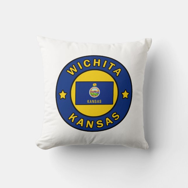 Wichita Kansas Kussen (Voorkant)