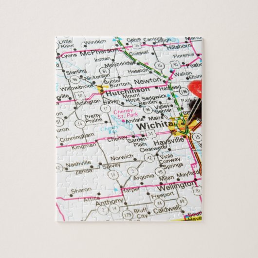 Wichita, Kansas Legpuzzel (Verticaal)