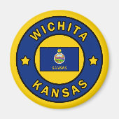 Wichita Kansas Magneet (Voorkant)