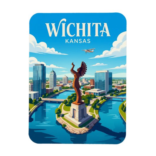 Wichita Kansas Magneet (Verticaal)