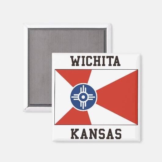 Wichita Kansas Magneet (Voorkant / Achterkant)