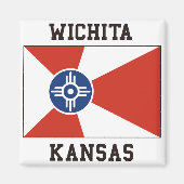 Wichita Kansas Magneet (Voorkant)