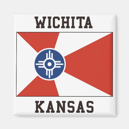 Wichita Kansas Magneet (Voorkant)