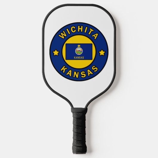 Wichita Kansas Pickleball Paddle (Voorkant)