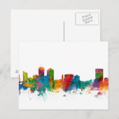 Wichita Kansas Skyline Briefkaart (Voorkant / Achterkant)