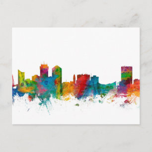 Wichita Kansas Skyline Briefkaart