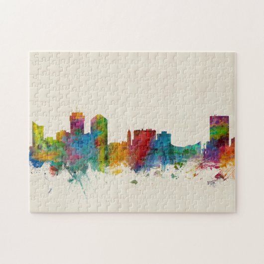 Wichita Kansas Skyline Legpuzzel (Horizontaal)