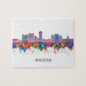 Wichita Kansas Skyline Legpuzzel (Horizontaal)