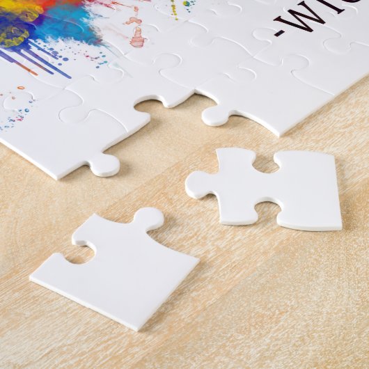 Wichita Kansas Skyline Legpuzzel (Zijkant)