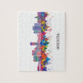 Wichita Kansas Skyline Legpuzzel (Verticaal)