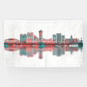 Wichita Kansas Skyline Spandoek (Horizontaal)