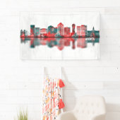 Wichita Kansas Skyline Spandoek (Insitu)