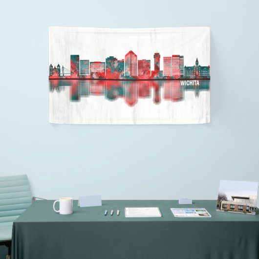 Wichita Kansas Skyline Spandoek (Beurs)