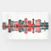 Wichita Kansas Skyline Spandoek (Horizontaal)