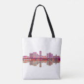 Wichita Kansas Skyline Tote Bag (Achterkant)