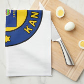 Wichita Kansas Theedoek (Quarter Fold)