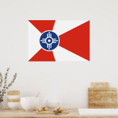 Wichita, Kansas, Verenigde Staten Poster (Keuken)