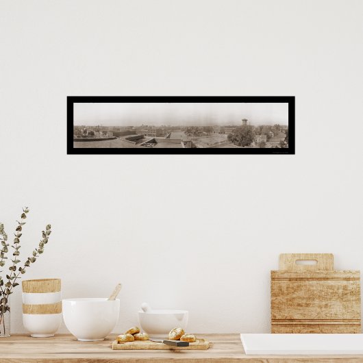 Wichita, KS Foto 1912 Poster (Keuken)