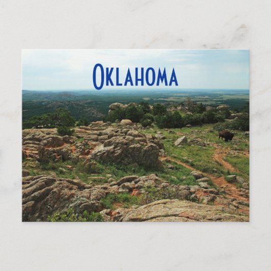 Wichita Mountains, Oklahoma Briefkaart (Voorkant)