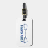 Wichita Mountains Rock-klimmer, Quickdraw Bagagelabel (Voorkant verticaal)