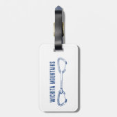 Wichita Mountains Rock-klimmer, Quickdraw Bagagelabel (Achterkant verticaal)