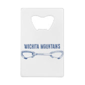Wichita Mountains Rock-klimmer, Quickdraw Creditkaart Flessenopener (Achterkant)