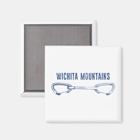 Wichita Mountains Rock-klimmer, Quickdraw Magneet (Voorkant / Achterkant)