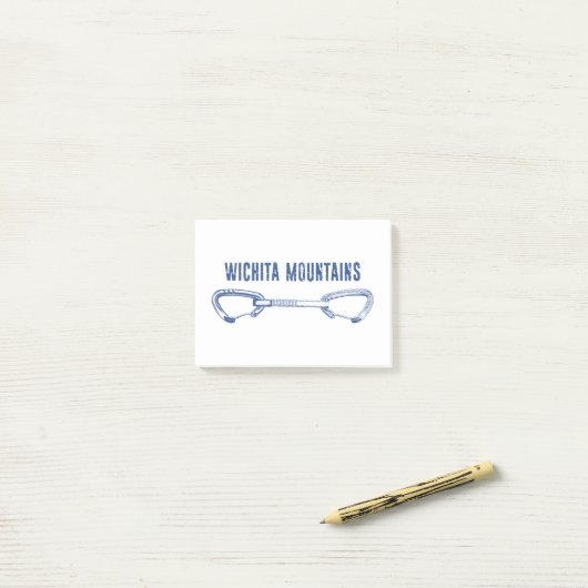 Wichita Mountains Rock-klimmer, Quickdraw Post-it® Notes (Op bureau)