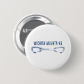 Wichita Mountains Rock-klimmer, Quickdraw Ronde Button 5,7 Cm (Voorkant /achterkant)