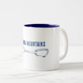 Wichita Mountains Rock-klimmer, Quickdraw Tweekleurige Koffiemok (Voorkant rechts)