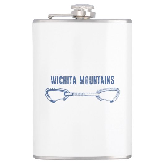 Wichita Mountains Rotsbeklimmen Quickdraw Heupfles (Voorkant)