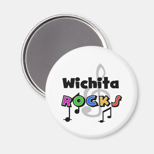 Wichita Rocks Magneet (Voorkant / Achterkant)