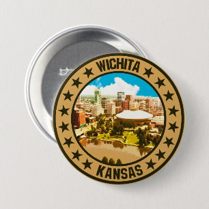 Wichita Ronde Button 7,6 Cm