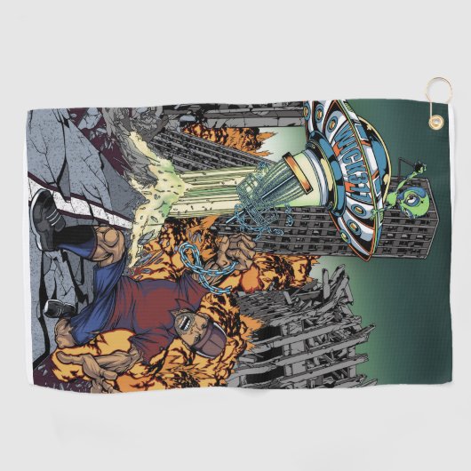 Wick311, de Handdoek van de Schijfgolf, Microfiber (Horizontaal)