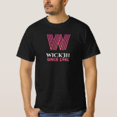 Wick311, Retro in Roze T-shirt (Voorkant)