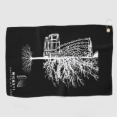 Wick 311 Boom van het leven Disc Golf Handdoek (Horizontaal)