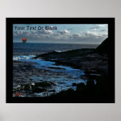 Wick Bay Viking-langschip Poster (Voorkant)