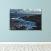 Wick Bay Viking-langskip Canvas Afdruk (Insitu (Houten vloer))