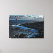Wick Bay Viking-langskip Canvas Afdruk (Voorkant)