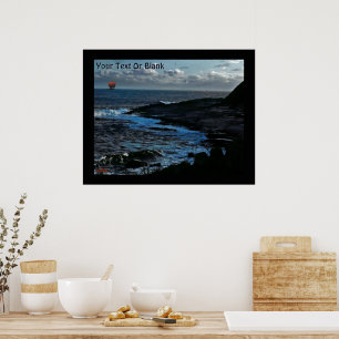 Wick Bay Viking-langskip Poster