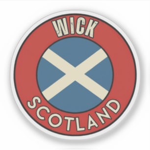 Wick, Schotland Sticker
